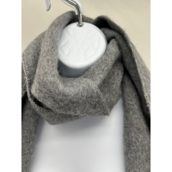 Alpaca Camargo Womens Scarf Classic Cozy Casual Fringe Hem Travel Stitched Logo - Picture 4 of 6